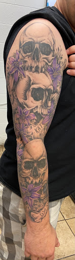 Explore tattoo ideas mens chest, creative tattoo ideas in Fairfield, available at Lambadi City Tattoo