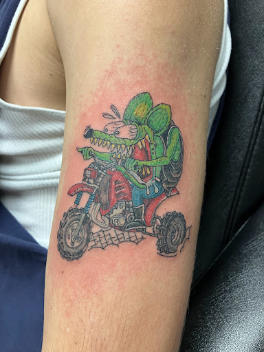 Explore the witcher tattoo ideas, creative tattoo ideas in Kewanee, available at Splat Ink tattoos and piercings