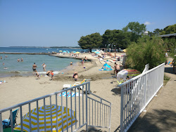 Foto di Umag Sandy beach area parzialmente alberghiera