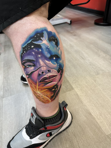 Explore horror half sleeve tattoo ideas, creative tattoo ideas in Waynesboro, available at Hessoms Ink