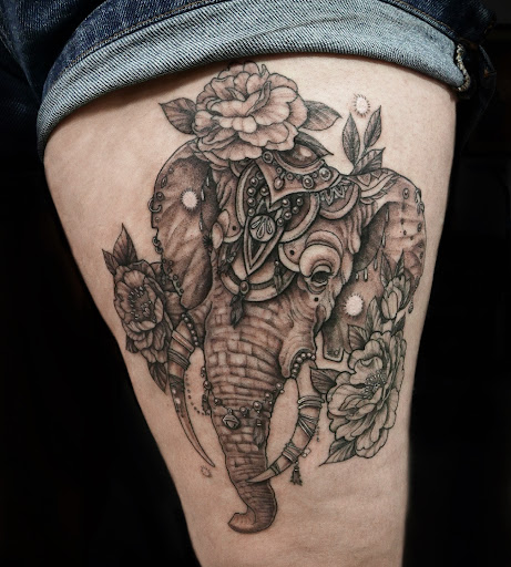 Explore usmc tattoo ideas, creative tattoo ideas in Brooklyn, available at Nopal Tattoo Studio