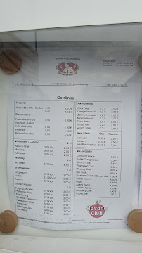 Menu du Gaststätte Bootshaus am Yachthafen à Magdeburg
