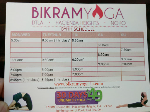 Yoga Studio «Bikram Yoga Hacienda Heights», reviews and photos, 16388 Colima Rd, Hacienda Heights, CA 91745, USA