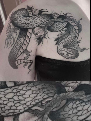 Explore upper back tattoo ideas for guys, creative tattoo ideas in Puyallup, available at Get Right Studios