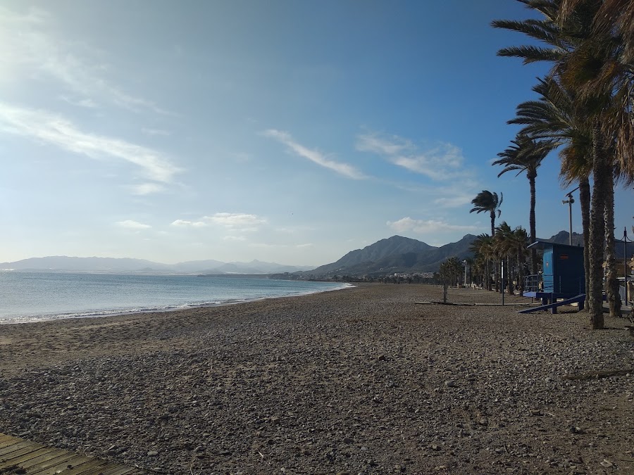 Playa de Las Moreras. Playa Canina