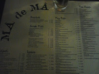 Mâ de Mâ Albenga à Albenga menu