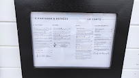 Menu / carte de Monsieur Mouette à Capbreton