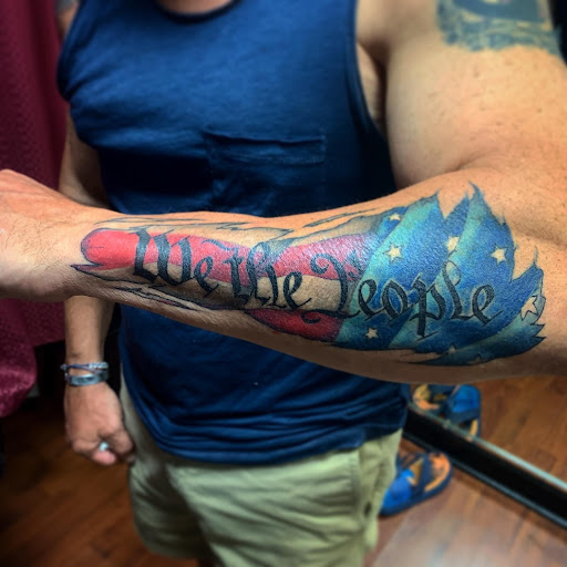 Explore blackout tattoo cover up ideas, creative tattoo ideas in Sylvania, available at The Ink Cap