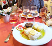 Plats et boissons du Restaurant français contact hôtel Le Temps Perdu à Saint-Quentin-la-Motte-Croix-au-Bailly - n°16