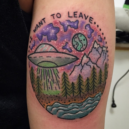 Explore mechanic tattoo ideas, creative tattoo ideas in Oviedo, available at Homesick Tattoo Studio & Gallery