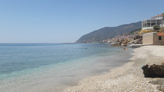 Plomari beach Saint Isidoros