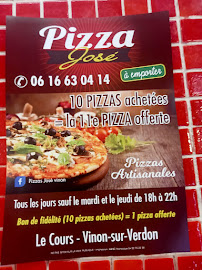 Photos du propriétaire du Pizzeria Pizza José à Vinon-sur-Verdon - n°3