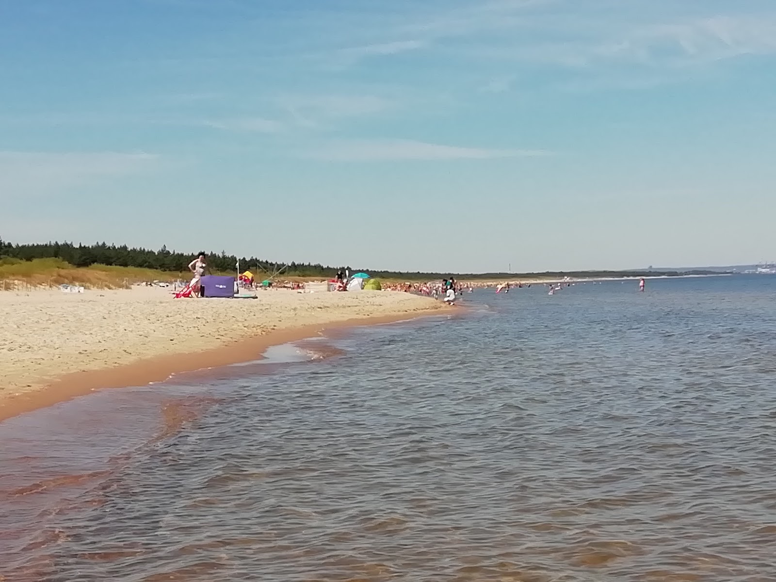 Photo de Vitsula beach Gdansk avec rivage droit, long