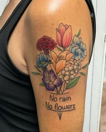 Explore family heart tattoo ideas, creative tattoo ideas in Orange Park, available at All Aces Tattoo and Body Piercing LLC