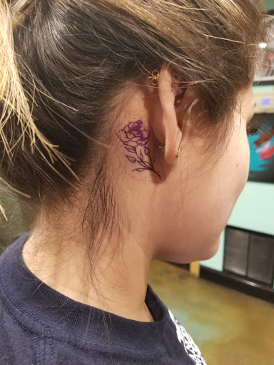 Explore initial finger tattoo ideas, creative tattoo ideas in Salt Lake City, available at Big Deluxe Tattoo