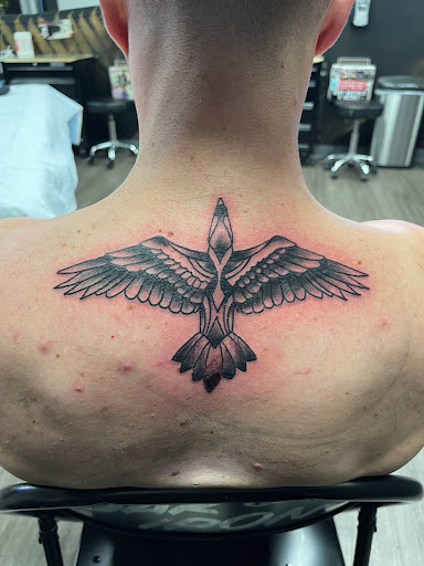 Explore amor fati tattoo ideas, creative tattoo ideas in Buffalo, available at True Gloom Tattoo Studio