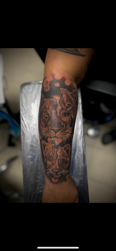 Explore facial tattoo ideas, creative tattoo ideas in Lafayette, available at Blasted Tattoos