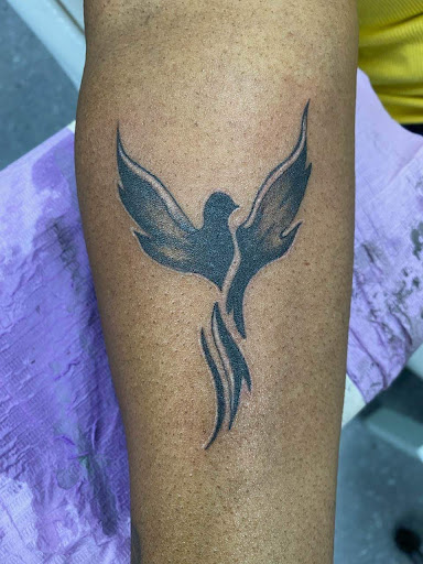 Explore tattoo ideas black and white, creative tattoo ideas in La Vista, available at InkedUp Needles