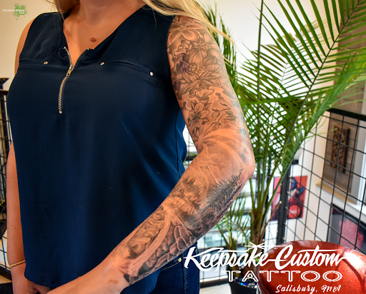 Explore barcode tattoo ideas, creative tattoo ideas in Salisbury, available at Keepsake Custom Tattoo & Body Piercing Laser Tattoo Removal
