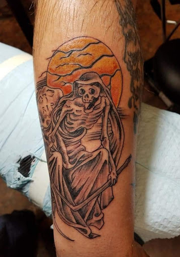 Explore caribbean tattoo ideas, creative tattoo ideas in Coeur D Alene, available at Northwest Tattoo Museum & Tattooing