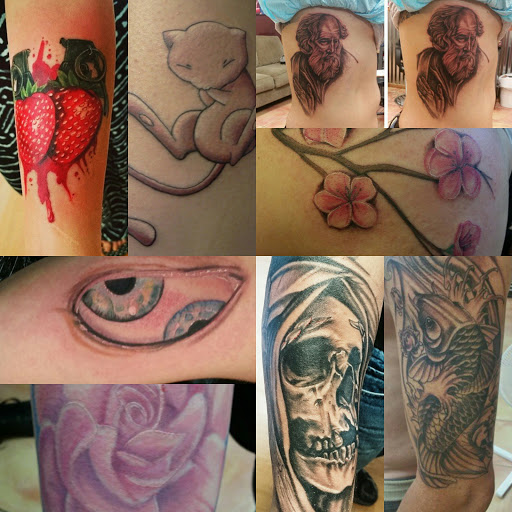 Explore finger print heart tattoo ideas, creative tattoo ideas in Yucaipa, available at Gaslamp Tattoo Gallery