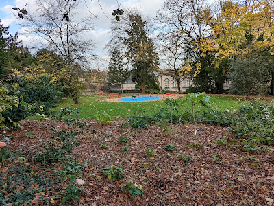 Jardin de l'ex-Banque de France à Laval