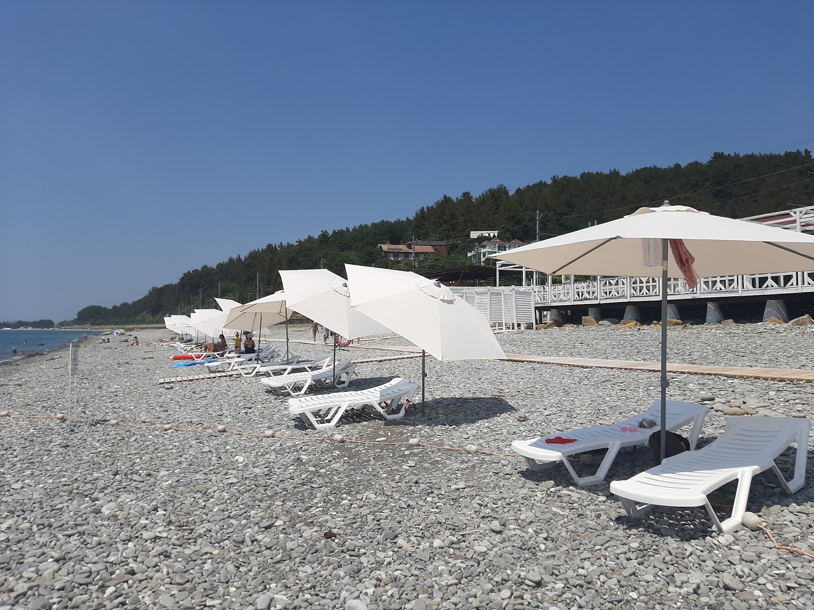 Foto van Thessaloniki beach voorzieningenruimte