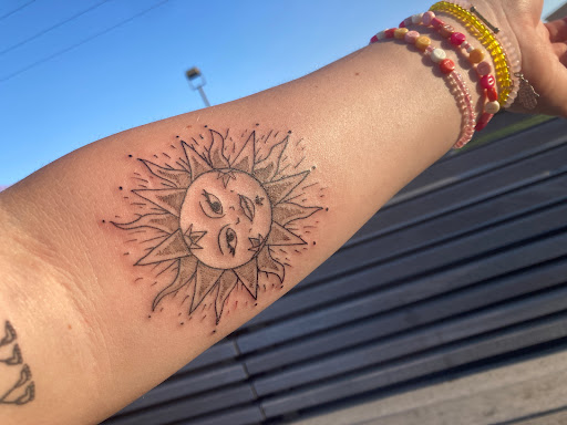 Explore shoulder tattoo ideas for men, creative tattoo ideas in Council Bluffs, available at Lil Bros Tattoo