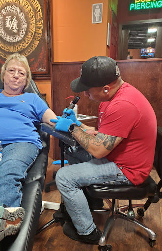 Explore womens sleeve tattoo ideas, creative tattoo ideas in Odessa, available at Evil Ink Tattoo