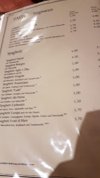 Gaststätte Pizzeria Europa à Neresheim menu