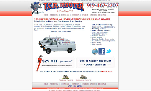 T.C.R. Rooter and Plumbing in Apex, North Carolina