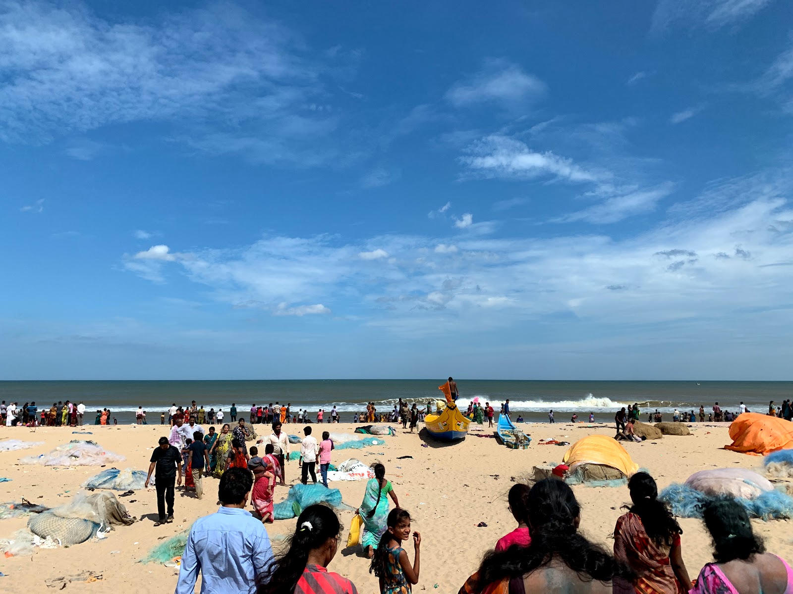 Fotografie cu Pakala Beach cu drept și lung