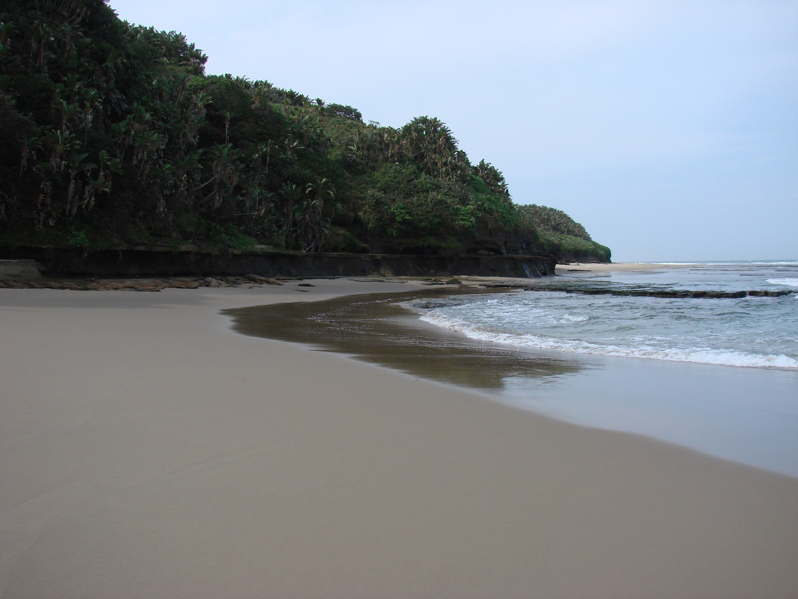 Mzamba beach I的照片 带有碧绿色纯水表面