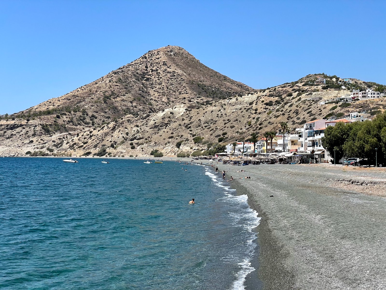 Photo of Mirtos beach and its beautiful scenery