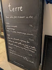 Restaurant français Terre Restaurant à Paris - menu / carte