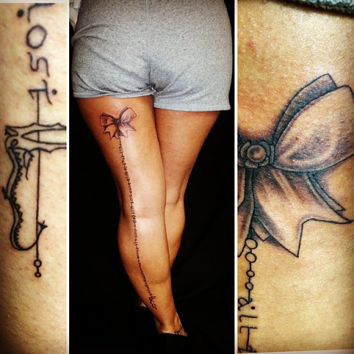 Explore tribal cross tattoo ideas, creative tattoo ideas in Fredericksburg, available at Figure 8 Ink Studios