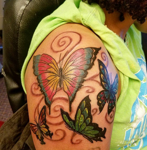 Explore banksy tattoo ideas, creative tattoo ideas in Redford, available at Prime Tattoo & Beauty