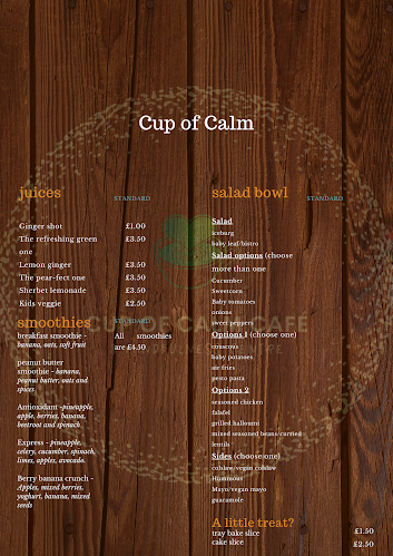 Cup of Calm Cafe - Nottingham