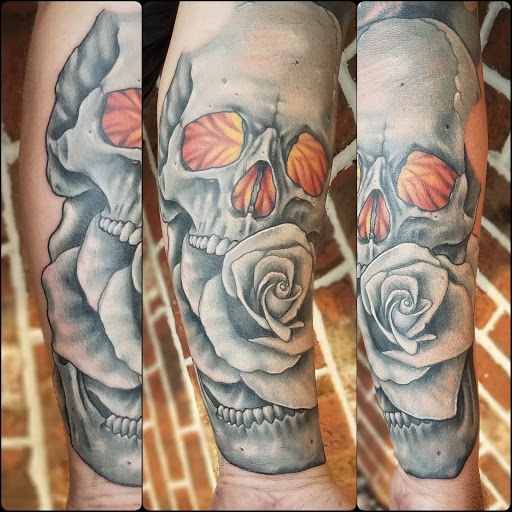 Explore water lily tattoo ideas, creative tattoo ideas in Syracuse, available at Oculus Tattoo Lounge