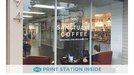 PrintWithMe Print Kiosk at Sanctuary Coffee