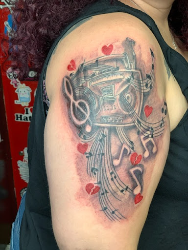 Explore anxiety mental health tattoo ideas, creative tattoo ideas in Newark, available at Bad Intentionz Tattoo & Piercings Studio