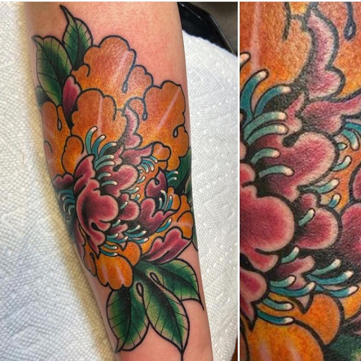 Find dino tattoo ideas for your next unique tattoo in Olympia at Capitol City Tattoo and Piercing