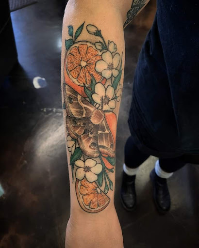 Explore inner forearm tattoo ideas, creative tattoo ideas in Lewisburg, available at Rose and Dagger Tattoo