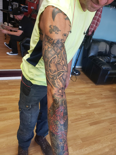 Explore crab tattoo ideas, creative tattoo ideas in Port Angeles, available at Slung Down Body Art