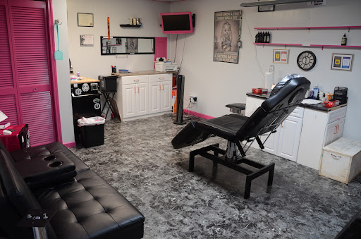 Explore cute behind the ear tattoo ideas, creative tattoo ideas in Bradley, available at Rogers Tattooing & Body Piercing