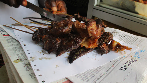 Suya Spot, Akerele St, Surulere, Lagos, Nigeria, Barbecue Restaurant, state Lagos
