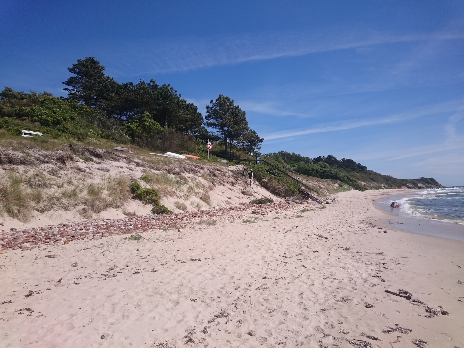 Foto af Stampen Bornholm Beach beliggende i naturområde