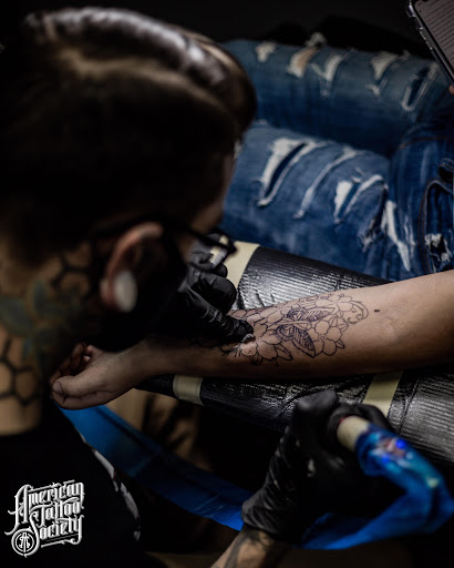 Explore back of the thigh tattoo ideas, creative tattoo ideas in Fayetteville, available at American Tattoo Society of Fayetteville