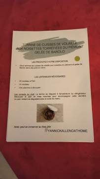 Pavyllon Paris - Yannick Alléno à Paris menu