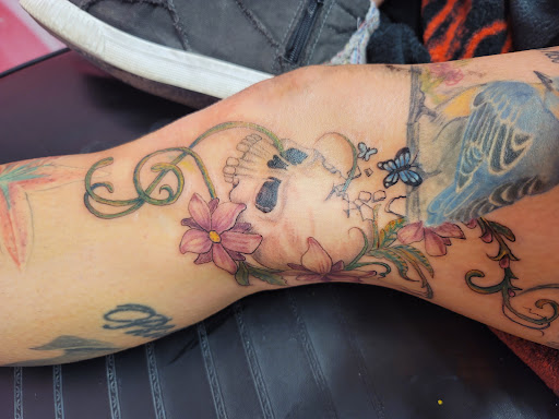 Explore back tattoo ideas for women, creative tattoo ideas in Streator, available at Charlie Girls Tattoo Studio